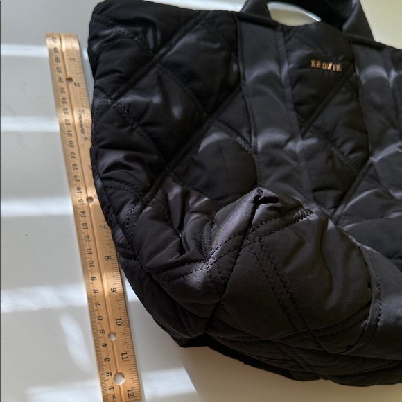 KEDZIE Black Quilted Tote Bag - Picture 6 of 10